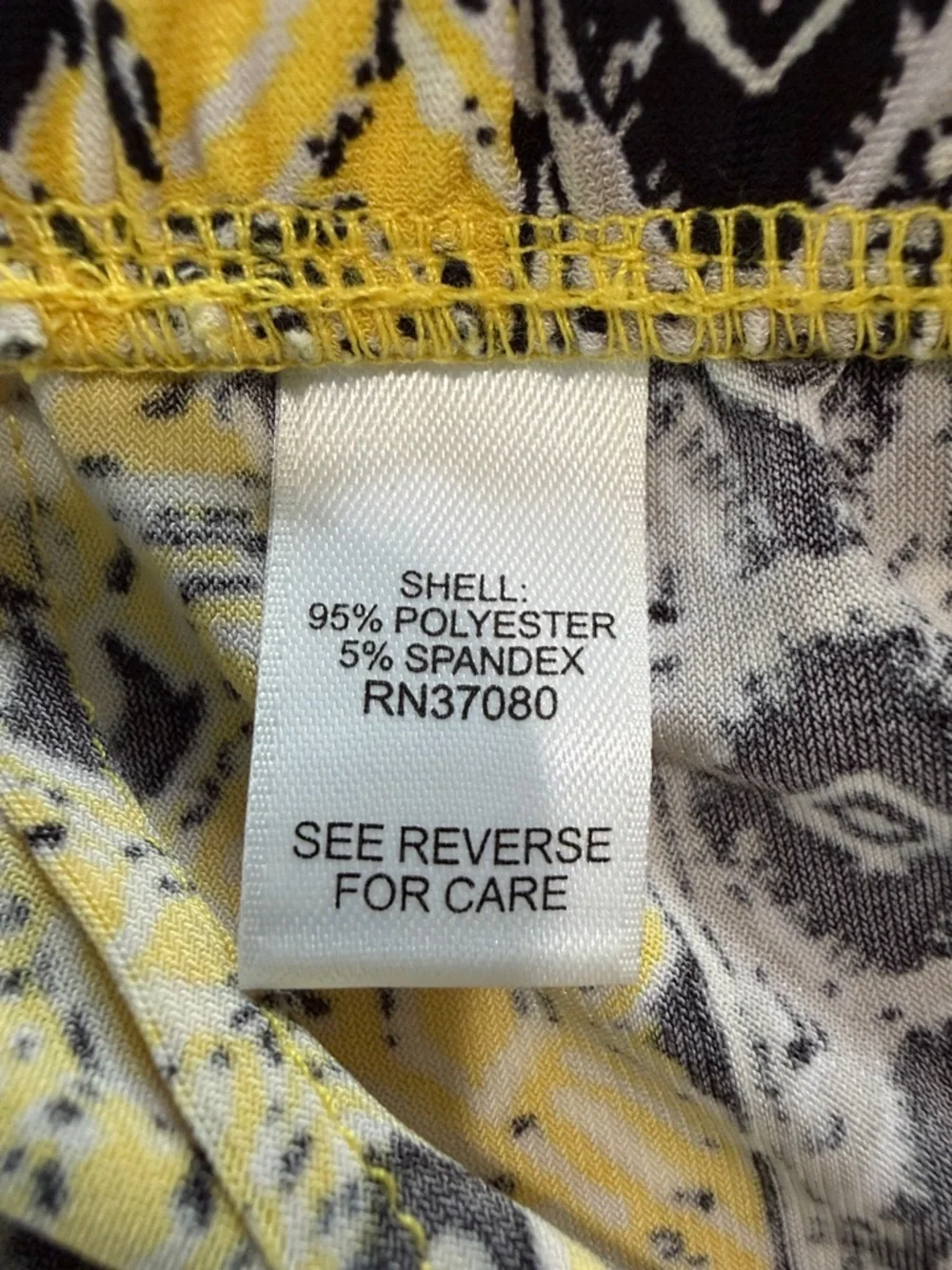 Yellow, Black & White Striped Maxi Skirt - Picture 3 of 8